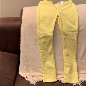 Toddler Neon Yellow Jeans